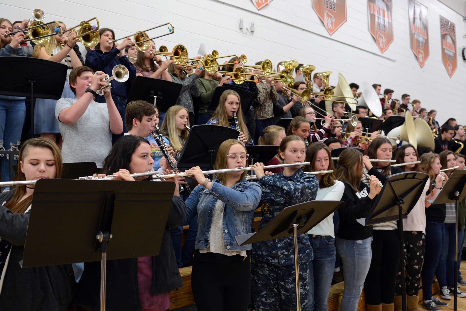 Portage High School Veterans Day ceremony 2019